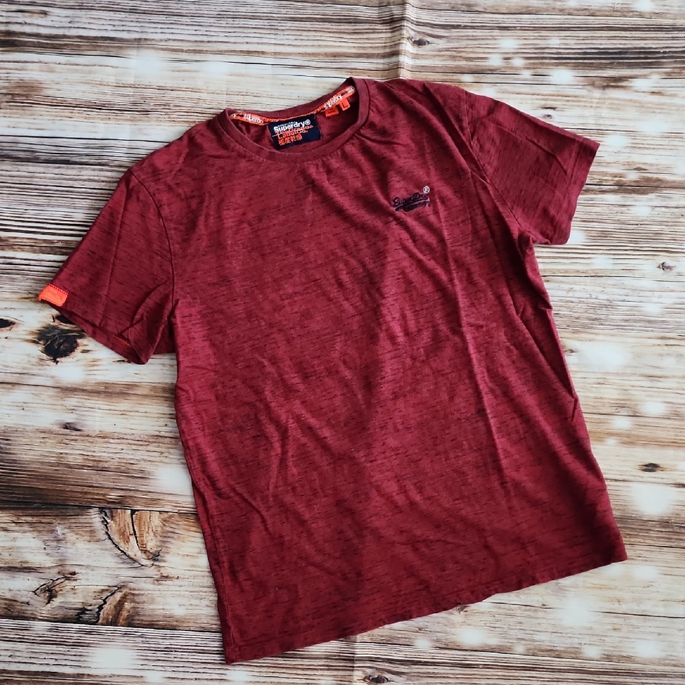 Superdry Men's Burgundy Tee